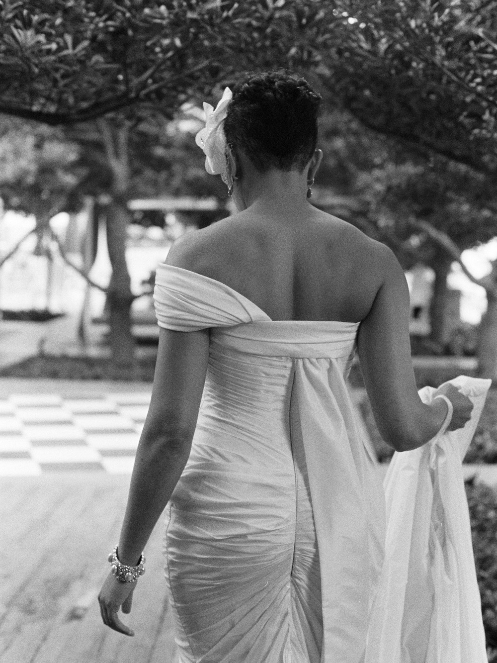 Romona Keveza Elegant Silk Designer Wedding Gown - Picture 5 of 5